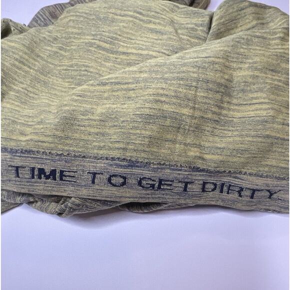 Lululemon Men's Green Time To Get Dirty Get Outside Activewear Top Size L - Picture 5 of 7
